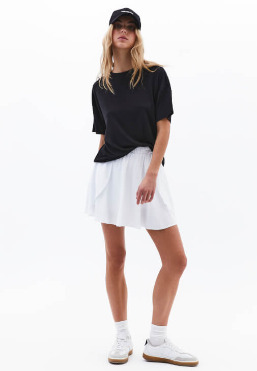 Modal Tişört ve Etek Kombini