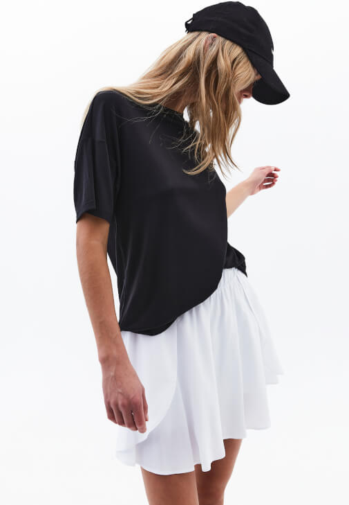 Modal Tişört ve Etek Kombini