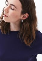 Bayan Lacivert Modal Sıfır Yaka Tişört