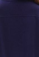 Bayan Lacivert Modal Sıfır Yaka Tişört