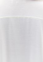 Bayan Krem Modal Sıfır Yaka Tişört