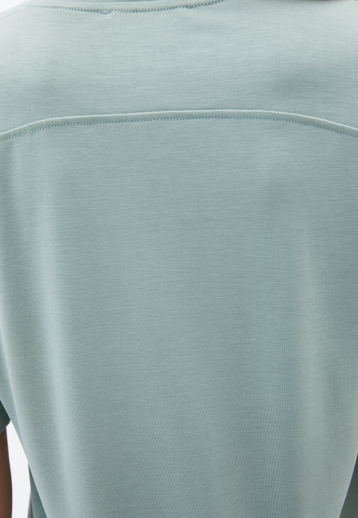 Tişört ve Modal Culotte Pantolon Kombini