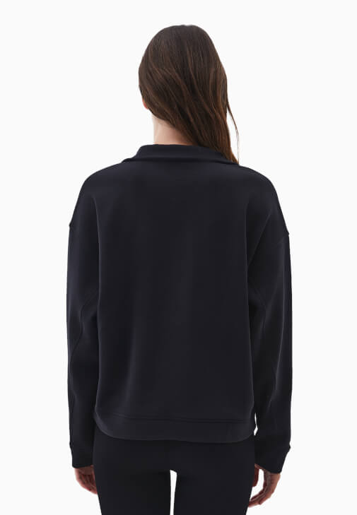 Modal Çıtçıtlı Sweatshirt ve Tayt Kombini