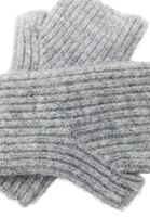 Bayan Gri Kısa Örgü Eldiven