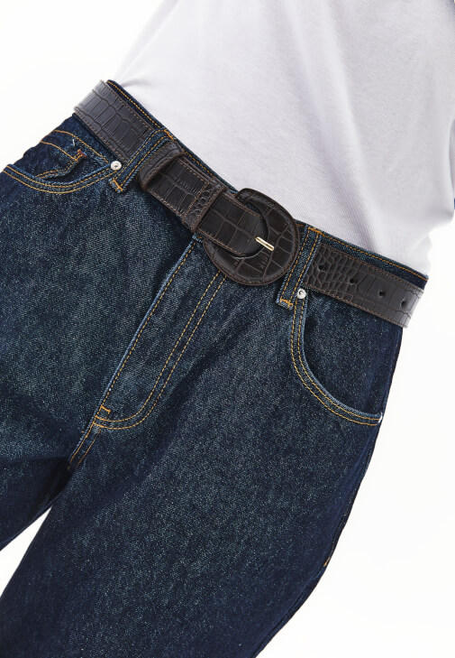 Kahverengi Tokalı Kemer