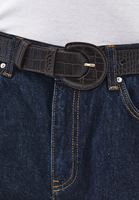 Bayan Kahverengi Tokalı Kemer