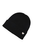 Bayan Siyah Yün Karışımlı Bere