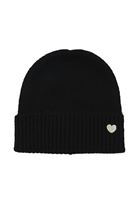 Bayan Siyah Yün Karışımlı Bere