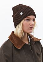 Bayan Kahverengi Yün Karışımlı Bere