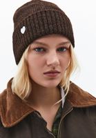 Bayan Kahverengi Yün Karışımlı Bere