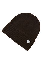 Bayan Kahverengi Yün Karışımlı Bere