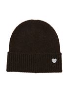 Bayan Kahverengi Yün Karışımlı Bere