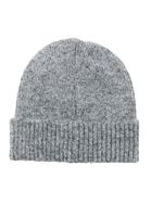 Bayan Gri Yün Karışımlı Bere