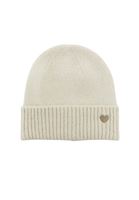 Bayan Krem Yün Karışımlı Bere