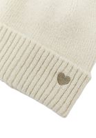 Bayan Krem Yün Karışımlı Bere