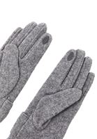 Bayan Gri Kurdele Detaylı Eldiven