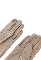Bayan Bej Kurdele Detaylı Eldiven