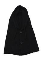 Bayan Siyah Triko Balaklava