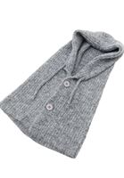 Bayan Gri Triko Balaklava