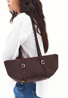 Bayan Kahverengi Askılı Süet Omuz Çantası 