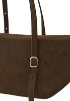 Bayan Yeşil Askılı Süet Omuz Çantası 