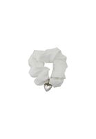 Bayan Beyaz Kalp Detaylı Saç Tokası