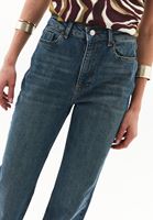 Bayan Mavi Ultra Yüksek Bel Bootcut Pantolon