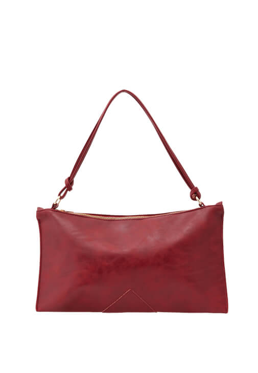 Bordo Askılı Çanta