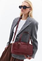 Bayan Bordo Askılı Çanta