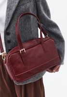Bayan Bordo Askılı Çanta