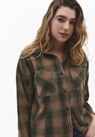 Bayan Çok Renkli Yıkamalı Oversize Gömlek