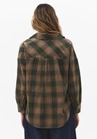 Bayan Çok Renkli Yıkamalı Oversize Gömlek