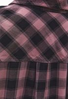 Bayan Çok Renkli Ekoseli Oversize Gömlek