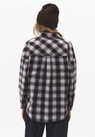 Bayan Çok Renkli Ekoseli Oversize Gömlek