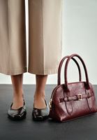 Bayan Bordo Toka Detaylı Askılı Çanta 