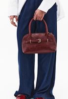 Bayan Bordo Toka Detaylı Askılı Çanta 