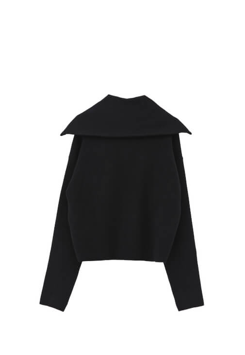 Fermuarlı Polo Yaka Kazak - Görsel 7