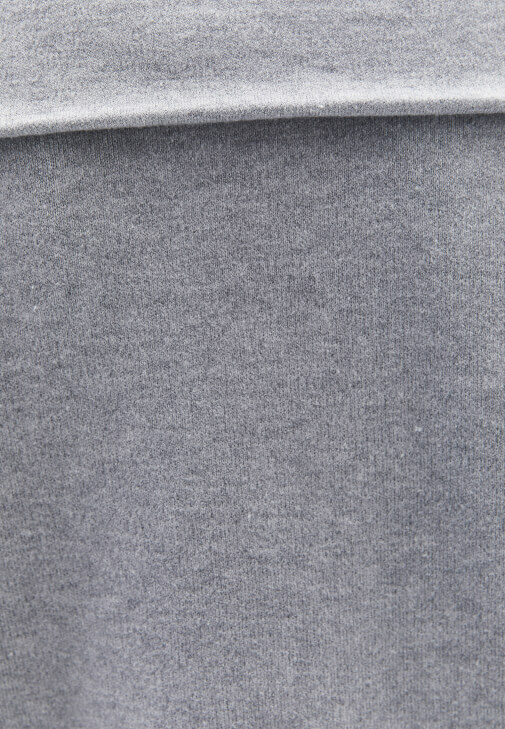 Polo Yaka Kazak ve Wide-Leg Kumaş Pantolon Kombini