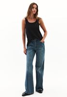 Bayan Siyah Pamuklu U Yaka Atlet