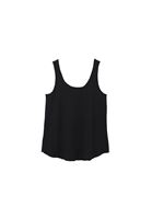 Bayan Siyah Pamuklu U Yaka Atlet