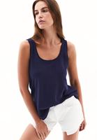 Bayan Lacivert Pamuklu U Yaka Atlet