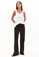 Bayan Beyaz Pamuklu U Yaka Atlet