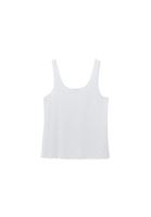 Bayan Beyaz Pamuklu U Yaka Atlet