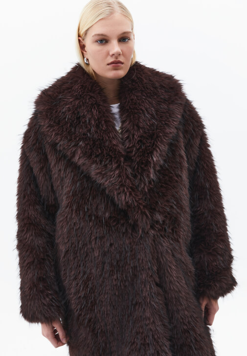 Vegan Kürk ve Kargo Cepli Pantolon Kombini