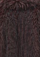 Bayan Kahverengi Oversize Vegan Kürk