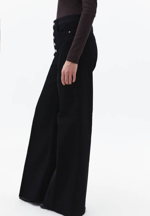 Yüksek Bel Denim ve Blazer Ceket Kombini