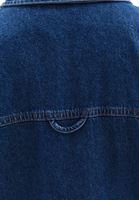 Denim Gömlek ve Rugan Etek Kombini