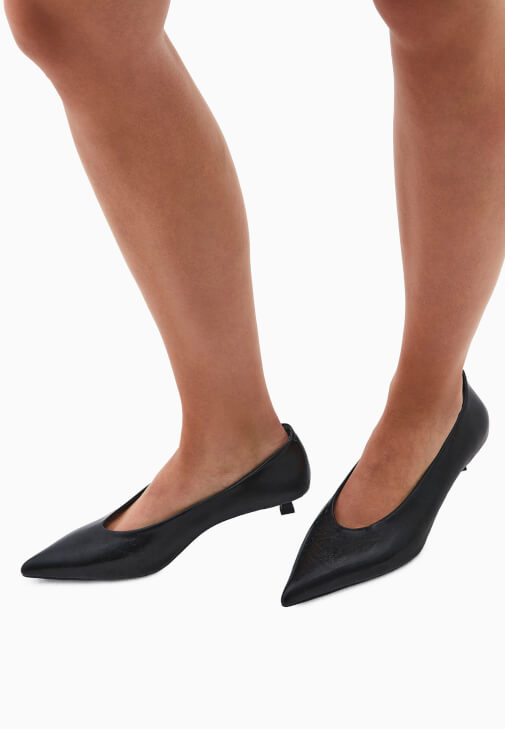  Kısa Topuklu Ayakkabı