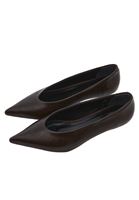 Bayan Kahverengi Kısa Topuklu Ayakkabı