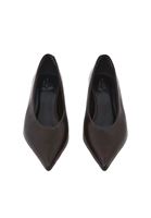 Bayan Kahverengi Kısa Topuklu Ayakkabı